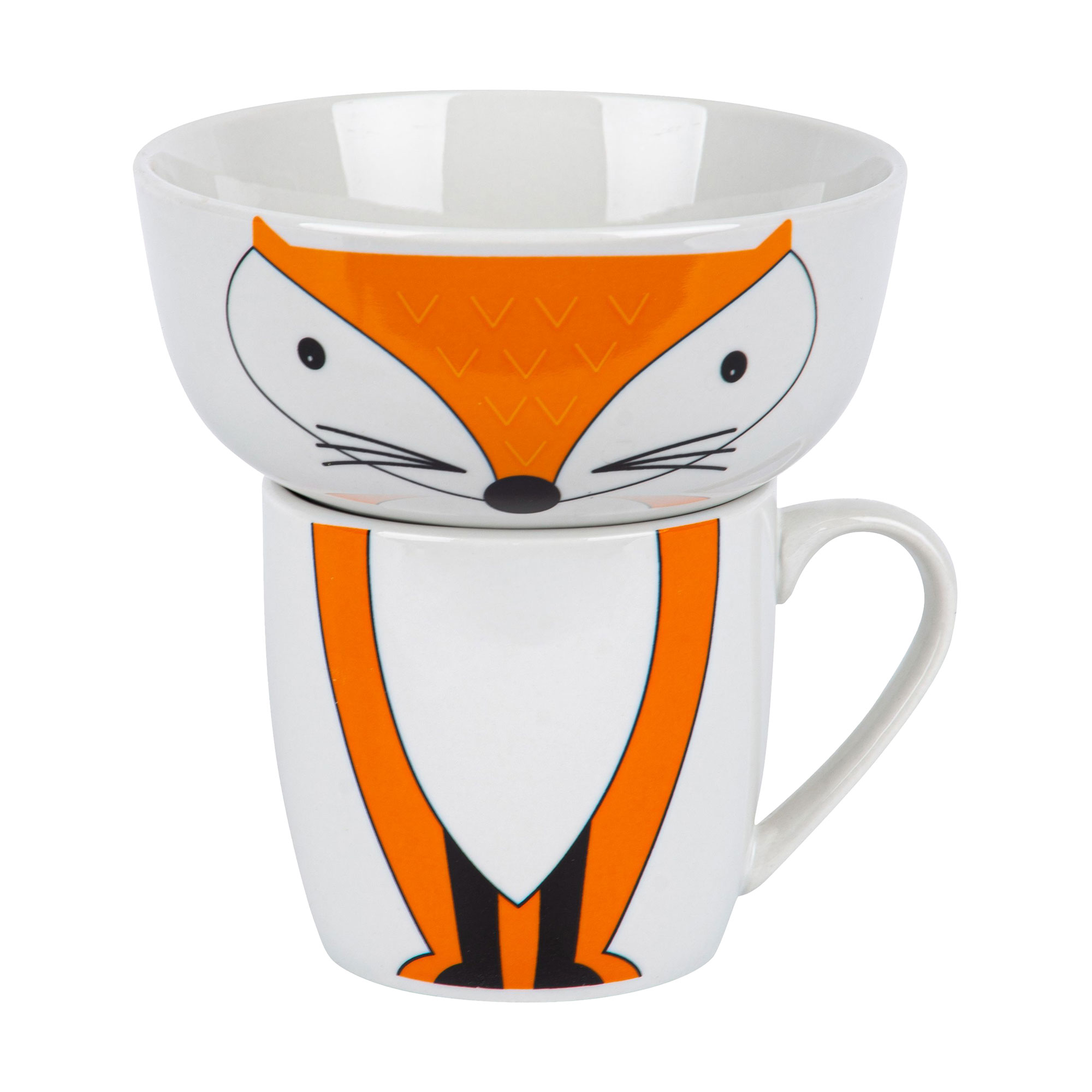 Дитячий набір посуду Limited Edition Happy Fox, 2 предмети (YF6012)